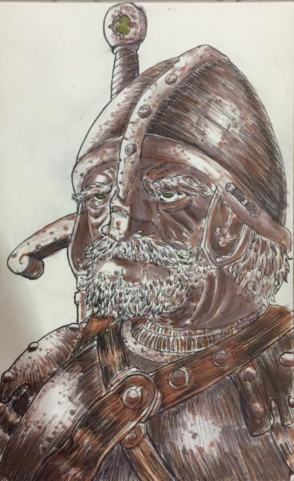 old man warrior by mpbug