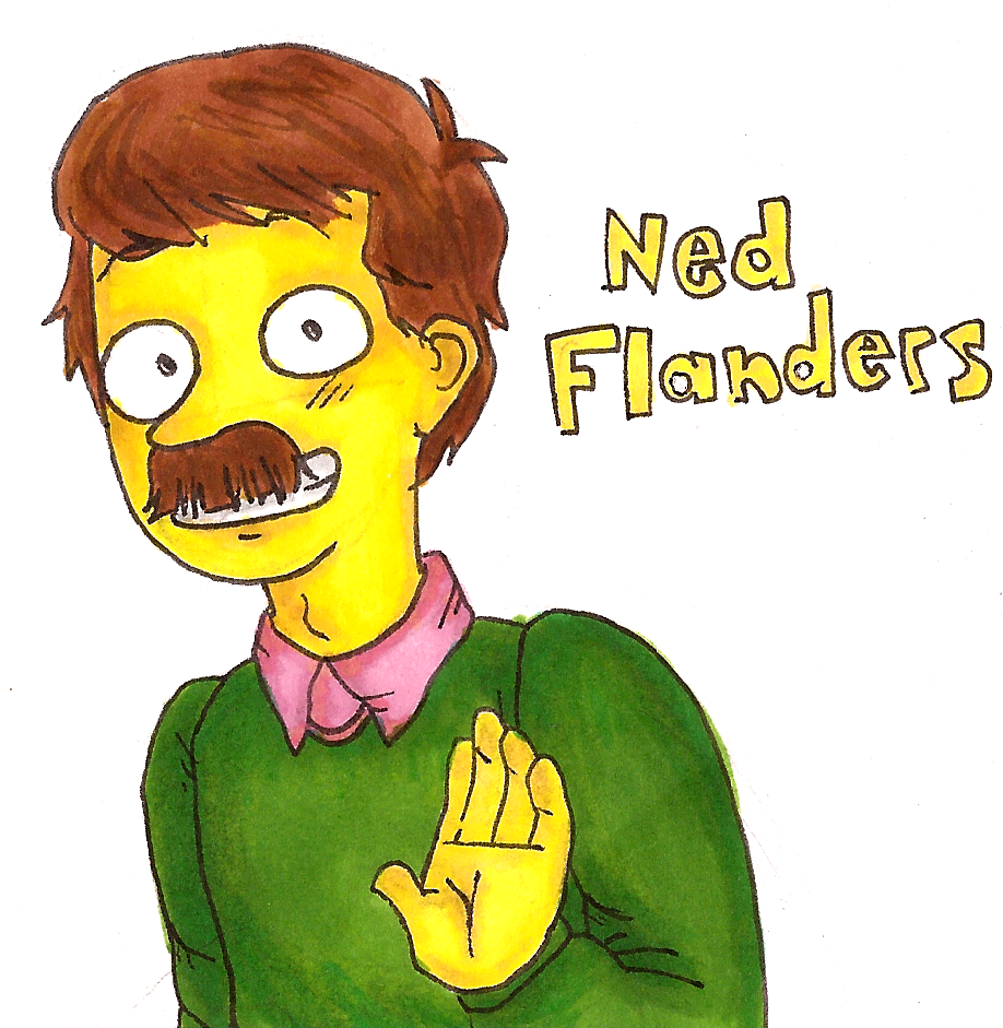 Ned Flanders by Nat-n on DeviantArt