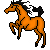 Free Rainbow Horse Icon by orengel