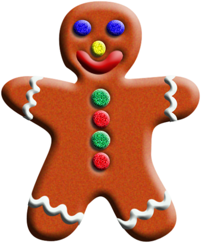 free clipart of a gingerbread man - photo #31