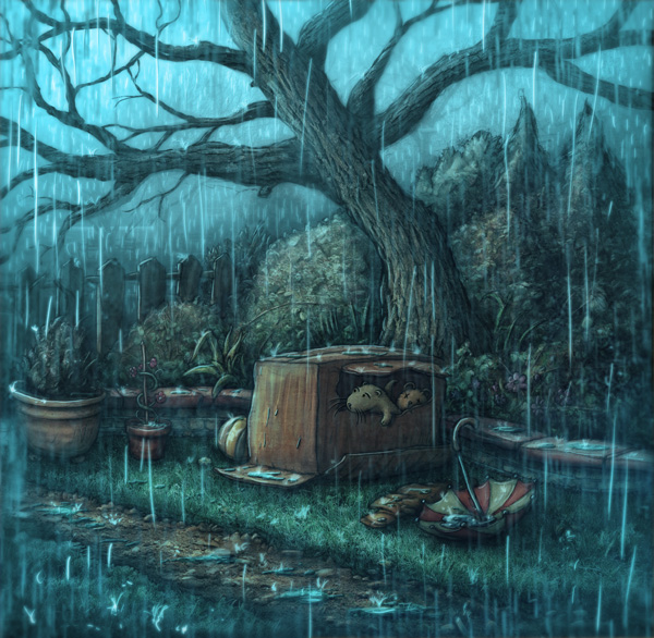 Остаетесь ли вы собой Otter_in_the_rain_by_samuel123