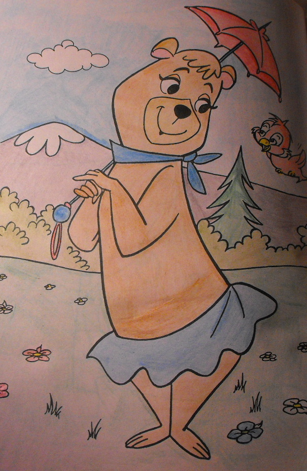 yogi bear and cindy coloring pages - photo #42