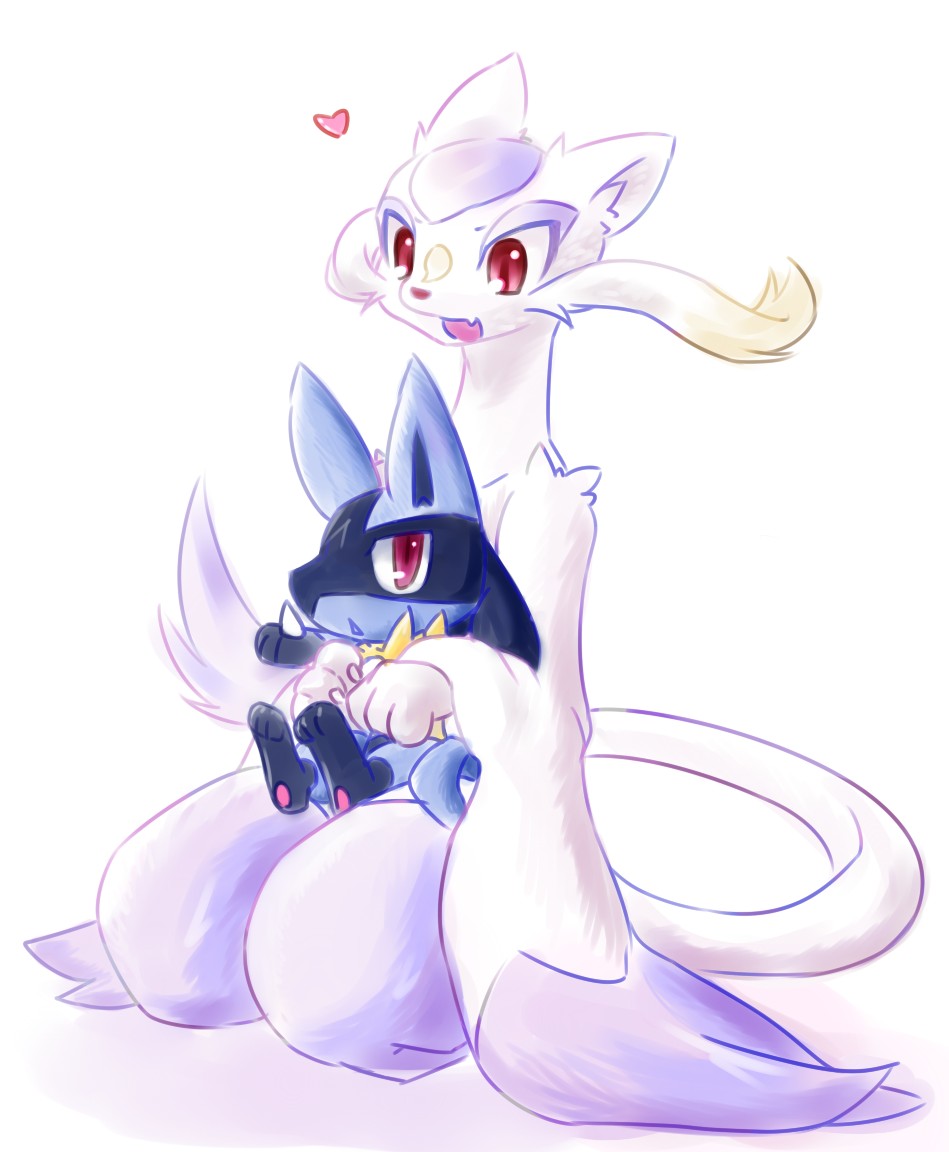 Lucario And Mienshao By Anarr10 On Deviantart