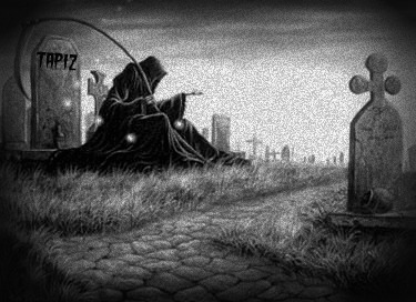 Αποτέλεσμα εικόνας για grim reaper in graveyard