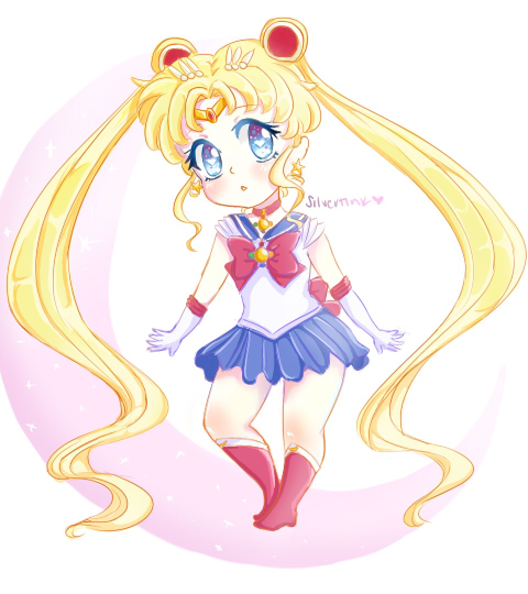 Chibi Usagi Sailor Moon By Silvertinkk On Deviantart 