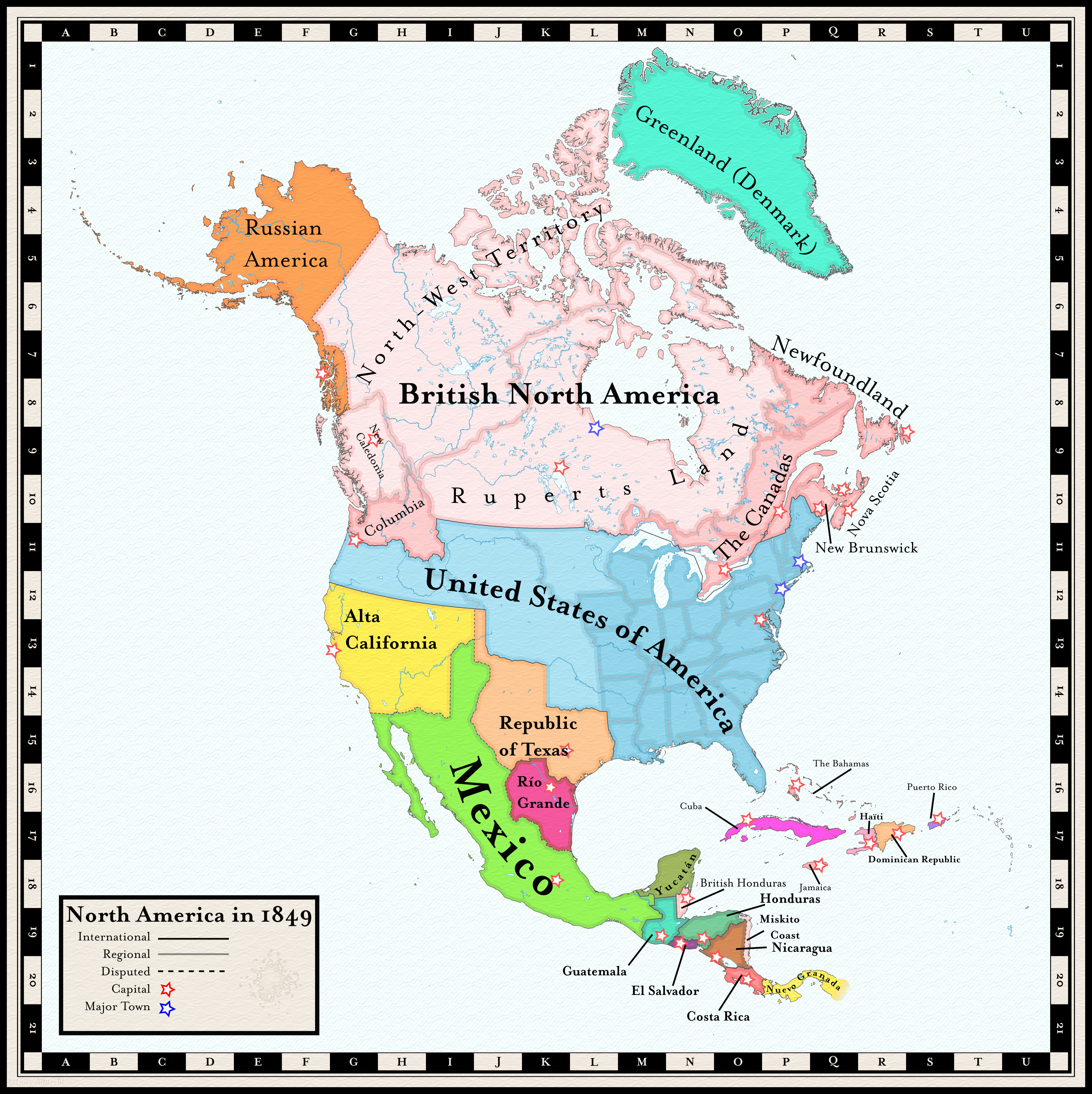 North America 1849