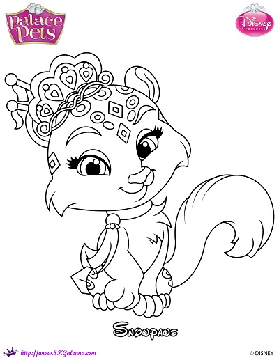palace pets horses coloring pages - photo #15