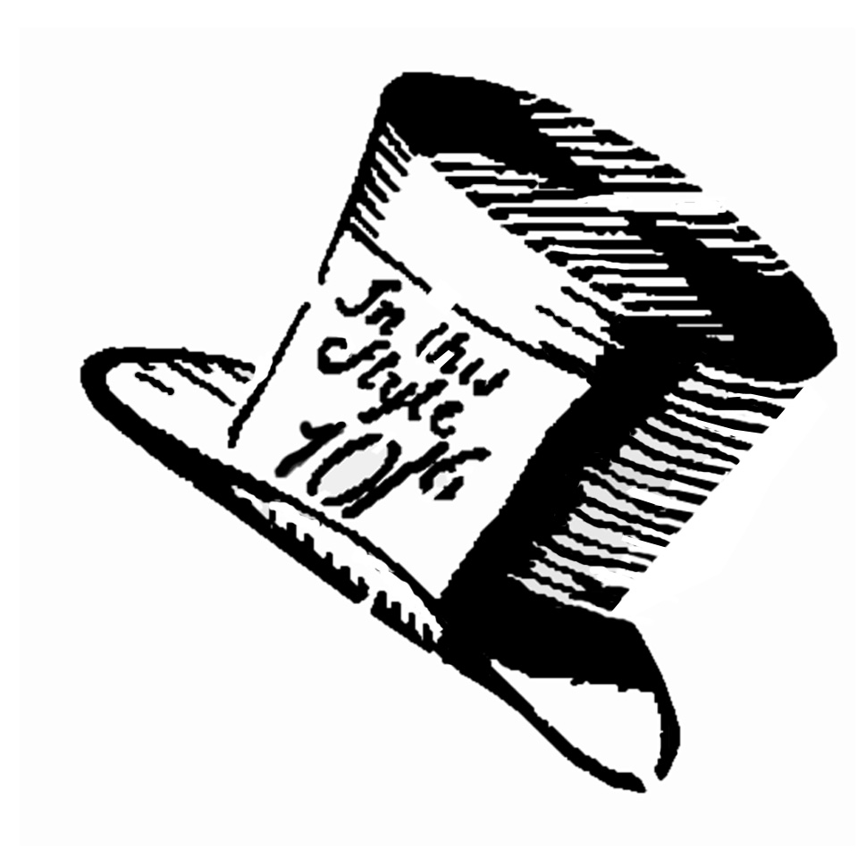 mad hatter hat clipart - photo #25