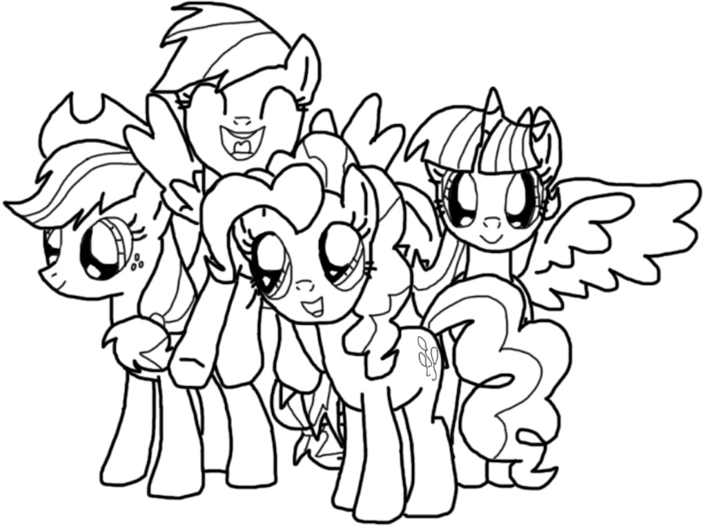 MLP Coloring Page 2 by LovablePonies on DeviantArt