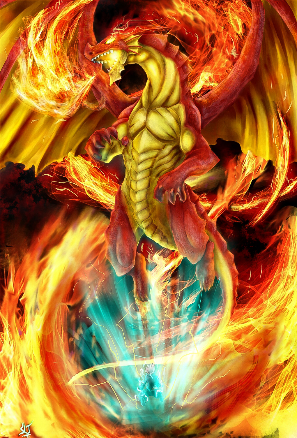 Igneel the king of fire dragons by gossj10 on DeviantArt