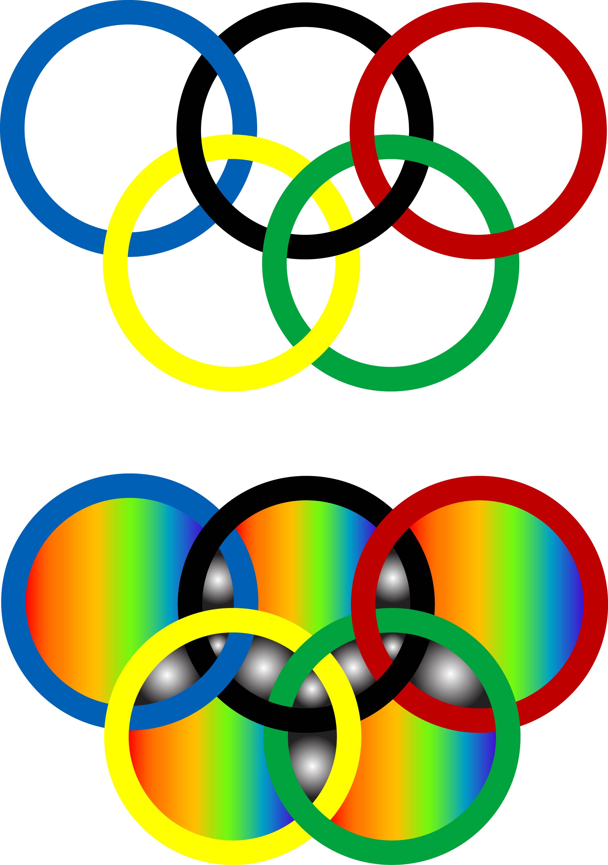 olympic rings clip art - photo #27