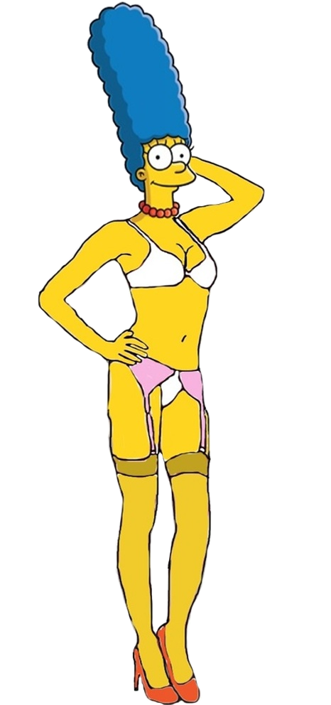Marge Simpson In Her Sexy Lingerie By Darthranner83 On DeviantArt