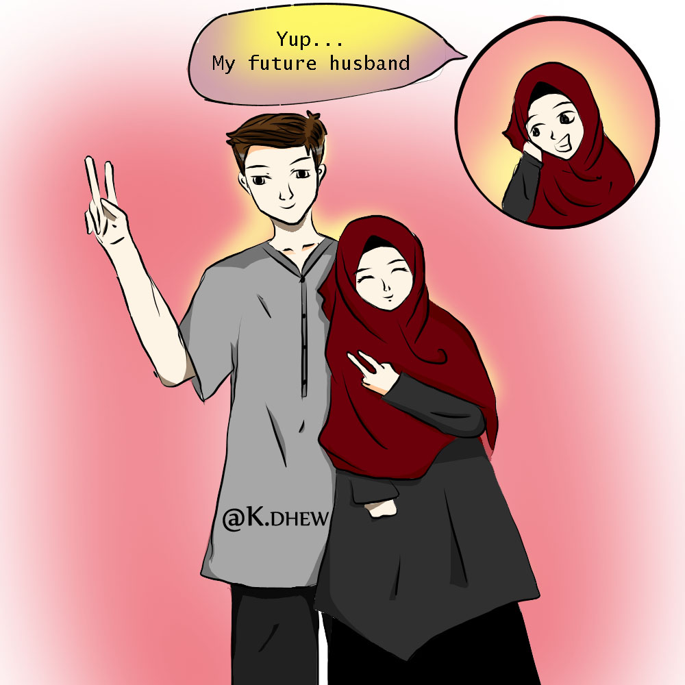 Kartun Muslimah Pasangan By Kdhew On DeviantArt