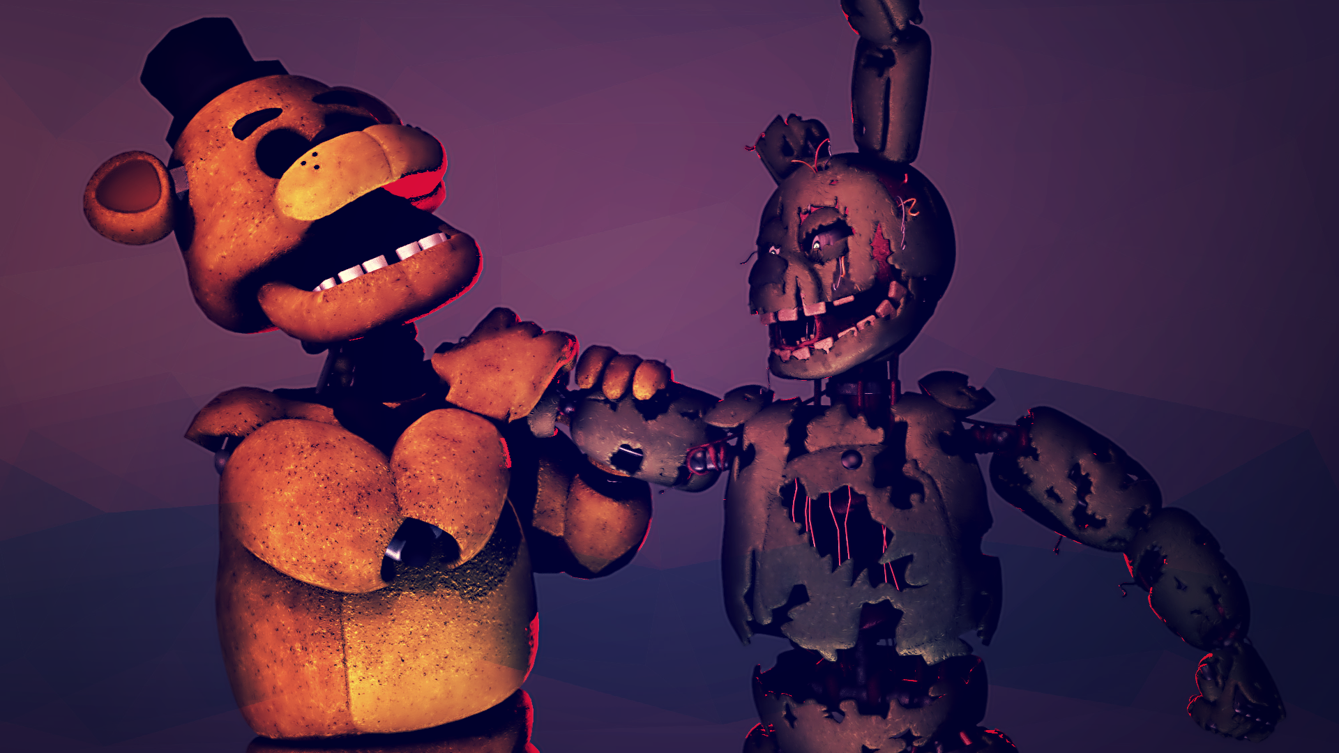 free download download golden freddy and springtrap on on springtrap x golden freddy wallpapers