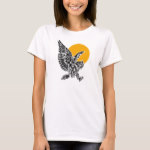 Great Horned Owl Tribal Tattoo T-Shirt