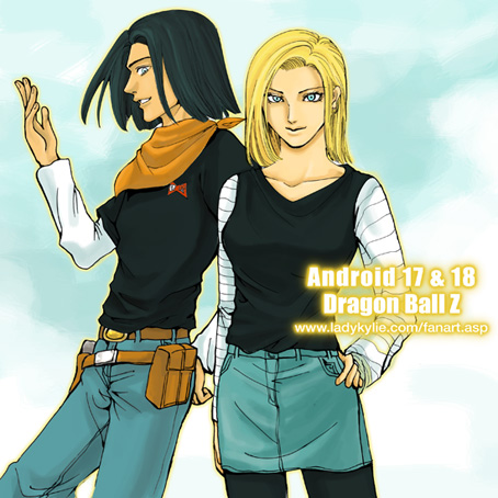 Android 17 and 18 in DBZ. by ladykylie on DeviantArt