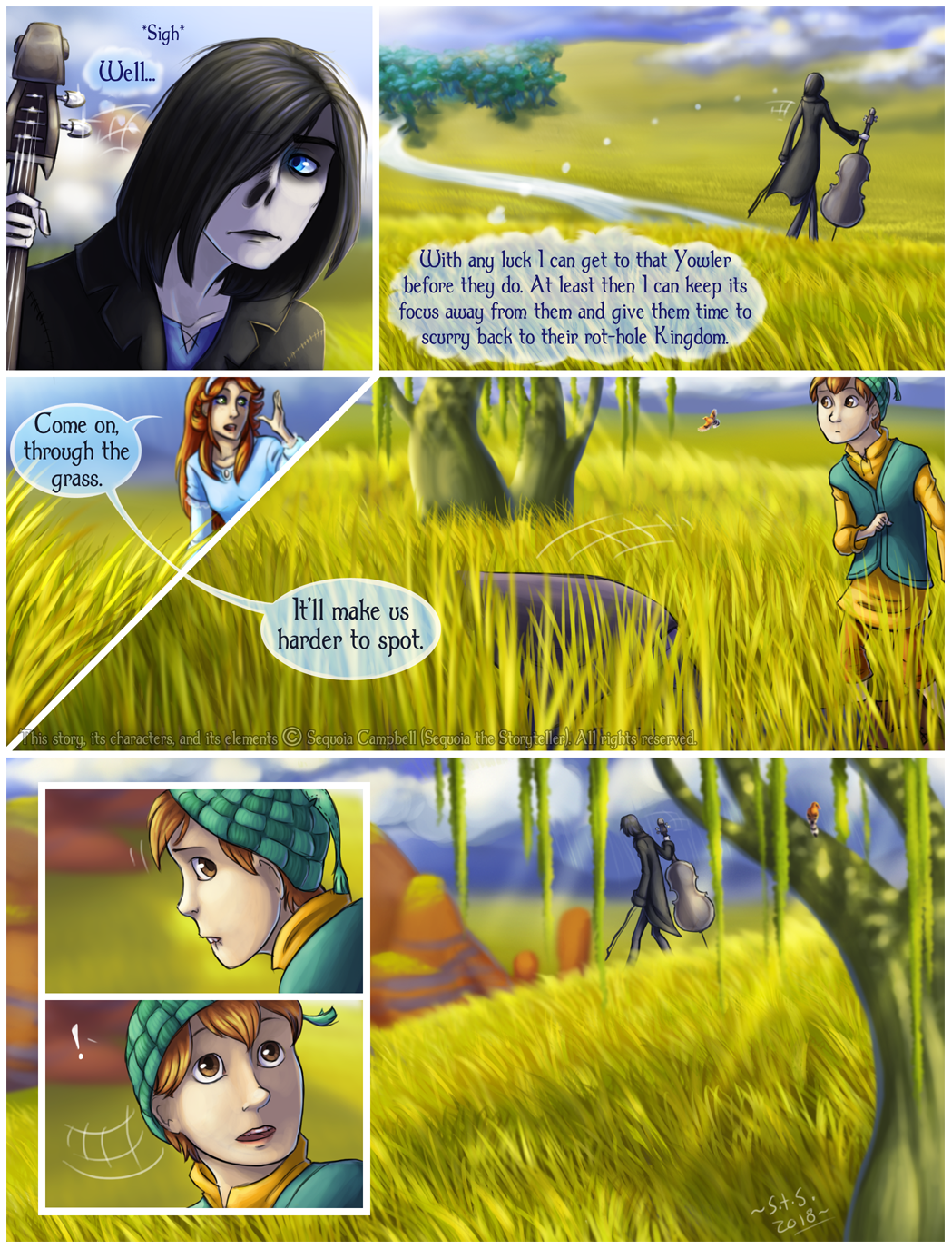 Yowler and Draggin, page 15 by SekoiyaStoryteller