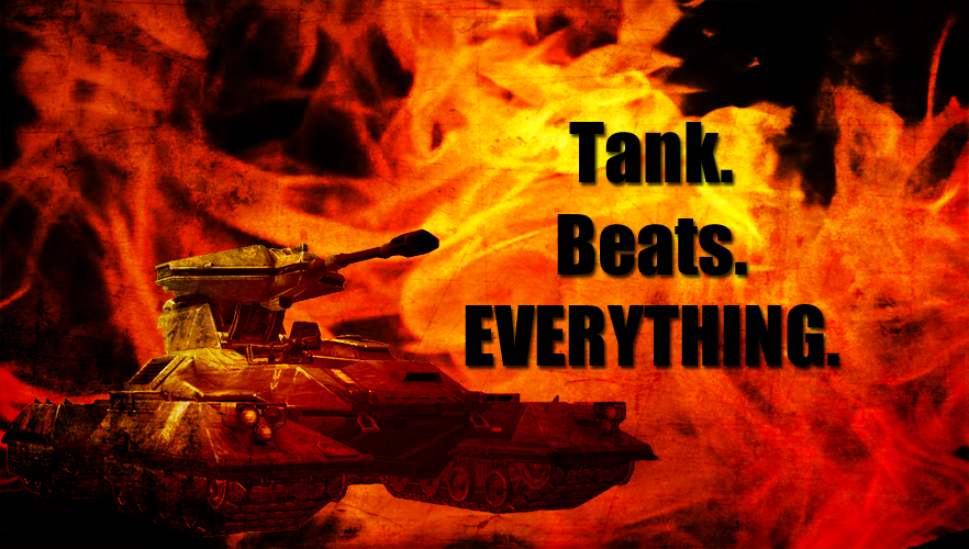 Tank Beats Everything by NinjaBaby2099 on DeviantArt