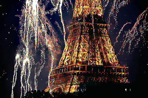 Torre Eiffel Con Fuegos Artificiales Gif By Emilycrazylovej On