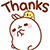 Bunny Emoji-87 (Thanks) [V5] by Jerikuto