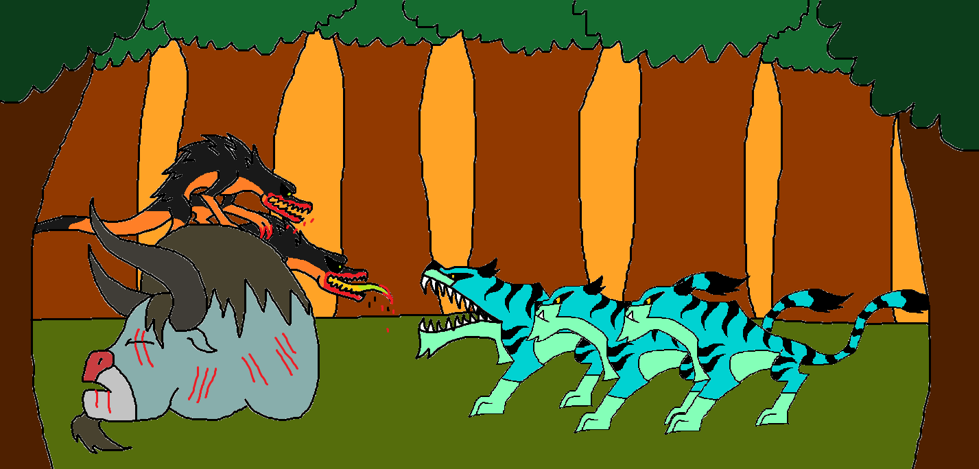 JP Animated T-rex vs Raptors by Syfyman2XXX on DeviantArt