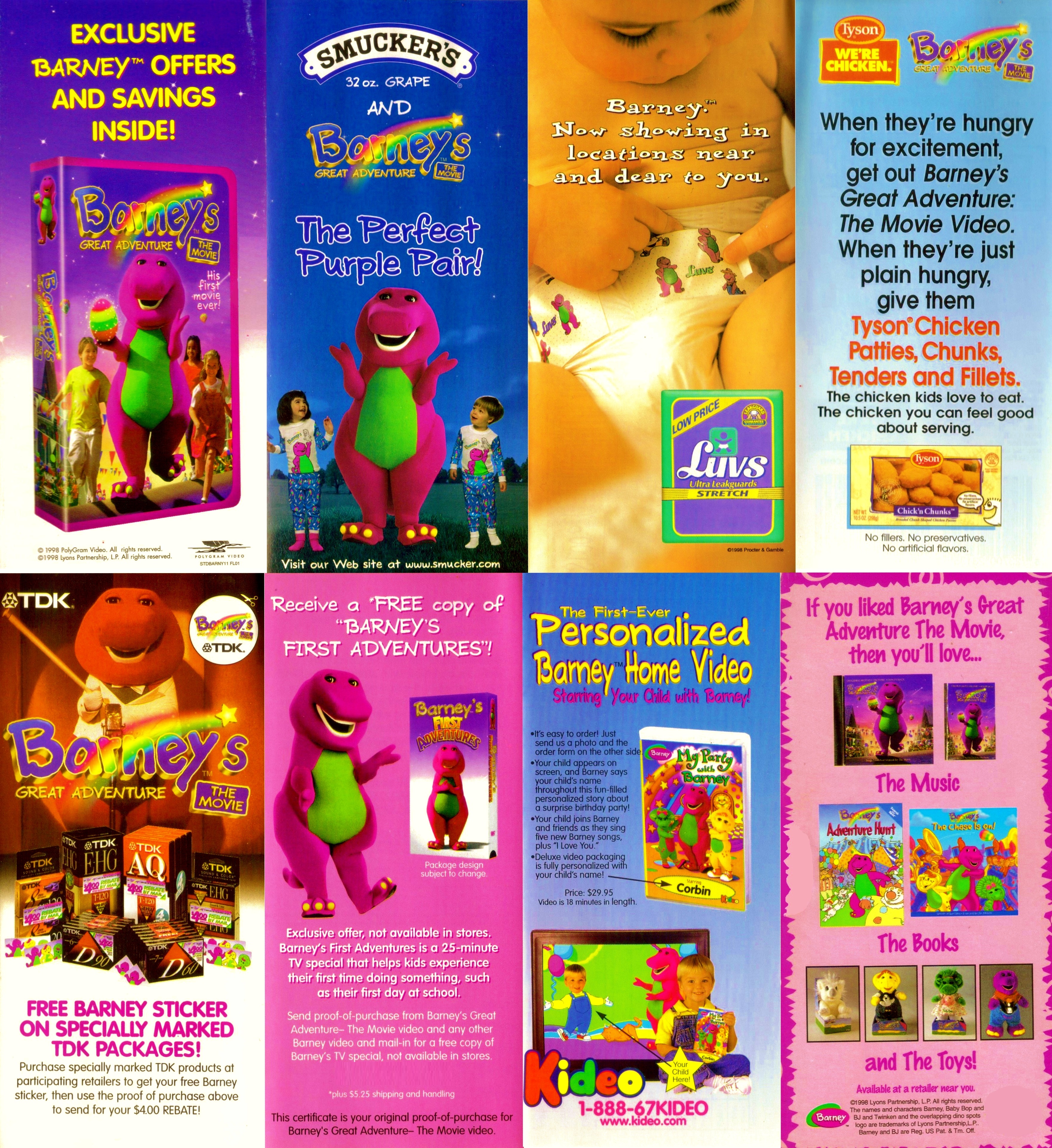 Barneys Great Adventure Product Pamphlet By Bestbarneyfan On Deviantart