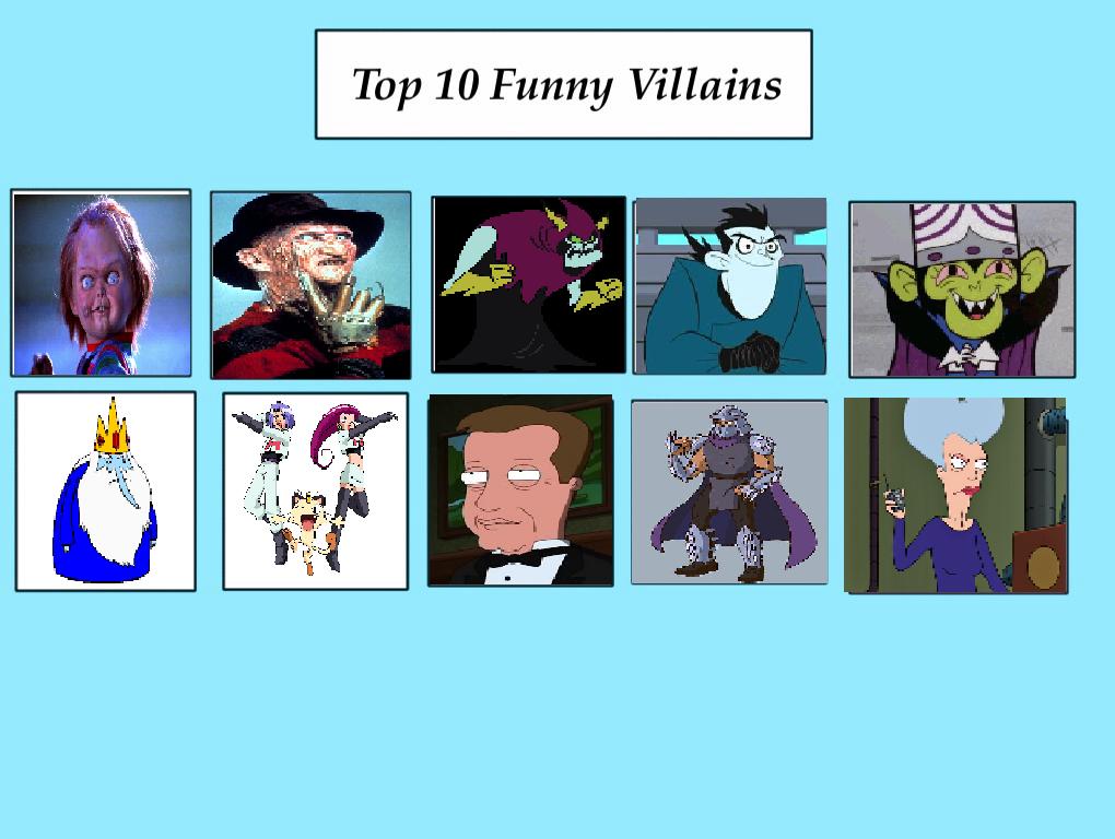 Top 10 Funny Villains Meme by coralinefan4ever on DeviantArt