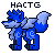 The Official HACTG Badge Blue