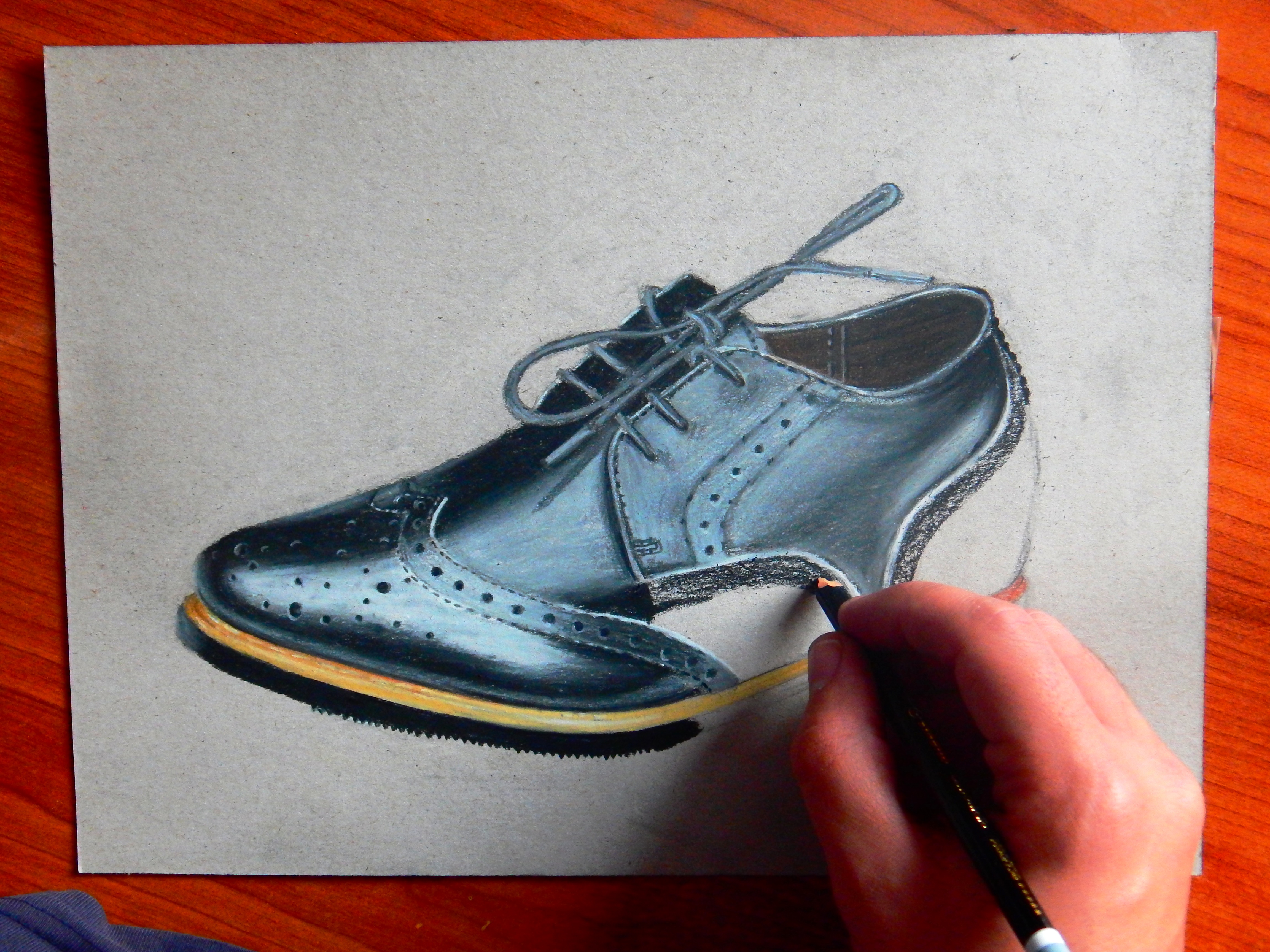 realistic shoe drawing. by UnforstreetarT on DeviantArt