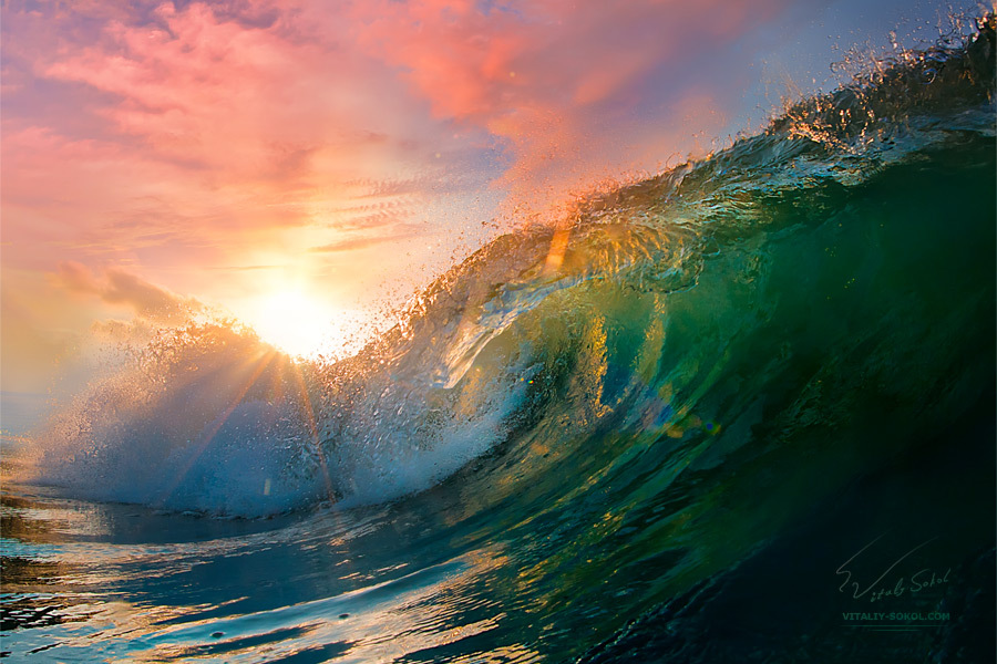 Sunset Ocean Wave by VitalySokol on DeviantArt