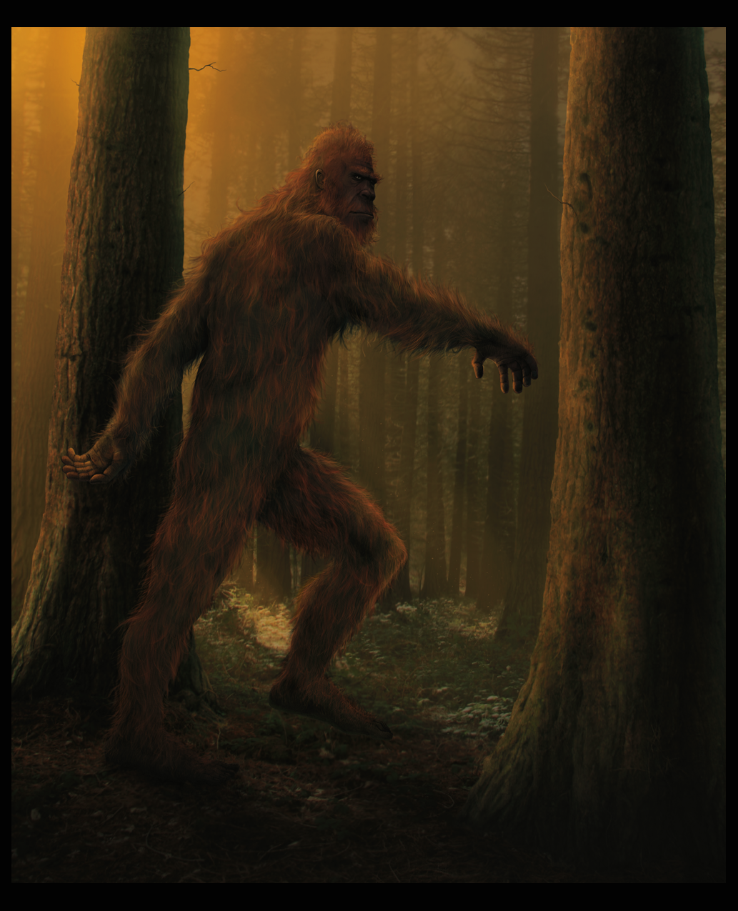 Image result for bigfoot painting