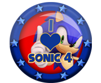 I Love Sonic 4 Badges by darkfailure