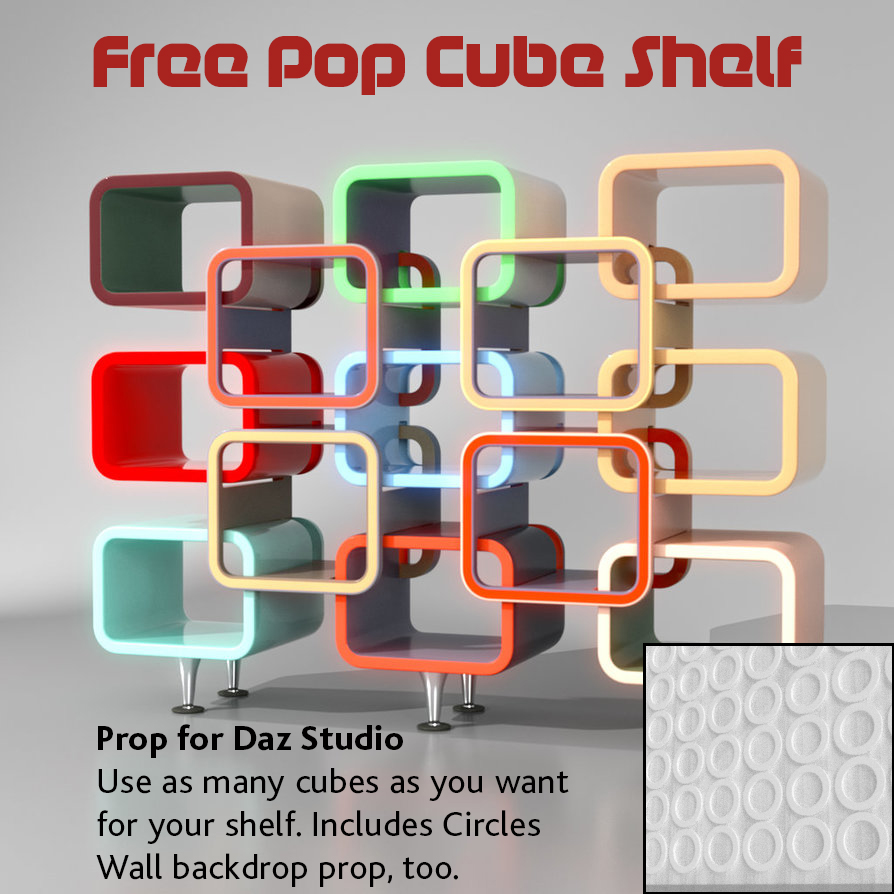 Free Pop Cube Shelf Image