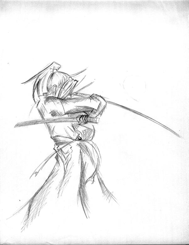 main male char Samurai Pose by Bahamutzero1059 on DeviantArt