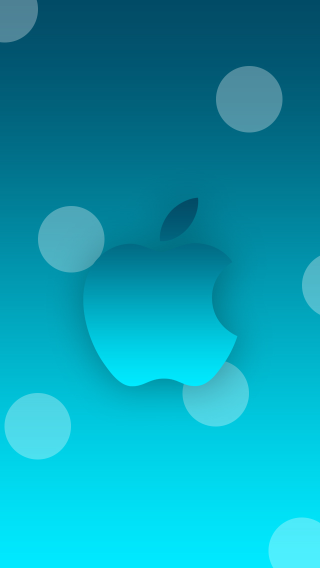 iOS 7 wallpaper - cyan by PrsnSingh on DeviantArt