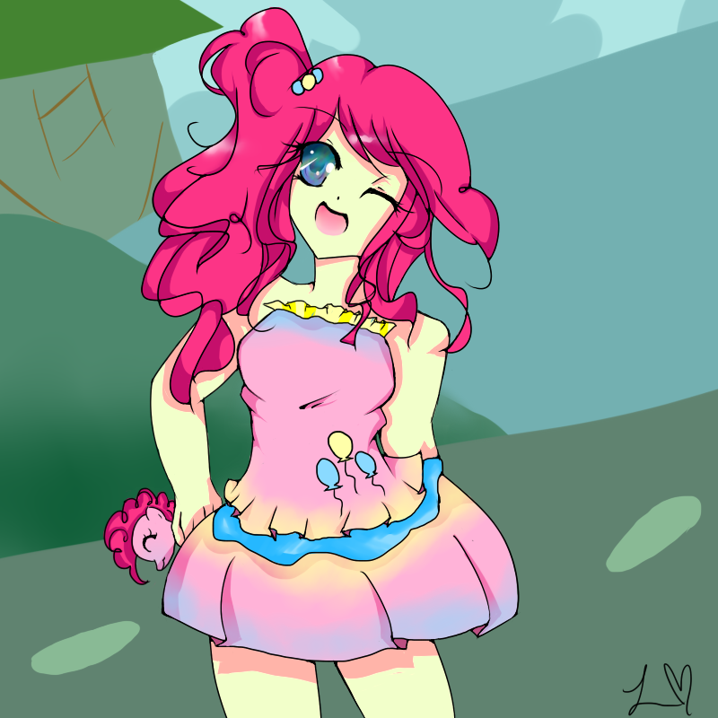 Pinkie Pie the human by lidalyn on DeviantArt