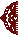Pixel Lace Divider v1 End - Red - Left