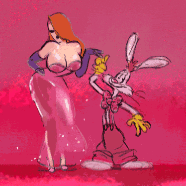 Roger and Jessica doodle by madwurmz