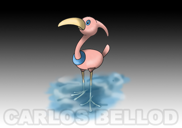 Flawindo. Flamingo Pokemon. by Dziesma on DeviantArt