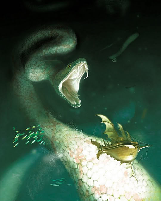 Serpiente-Dragón guiando a los mensch