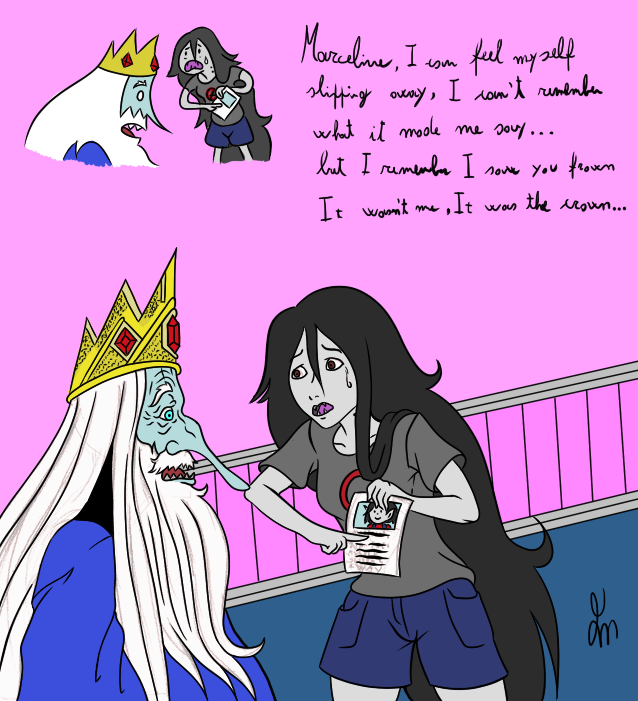 Marceline and the Ice King by DDT87 on DeviantArt