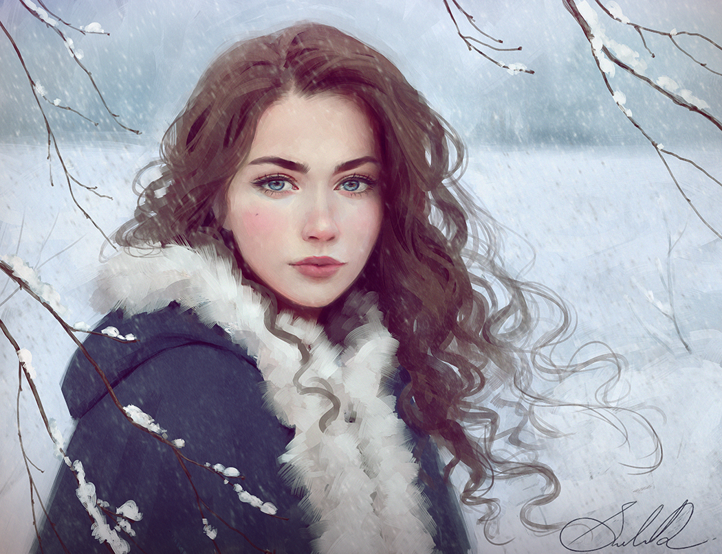 Art Beautiful Woman Winter 21