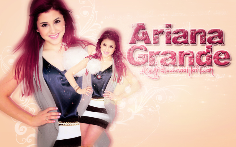 Ariana Grande Wallpaper by LikeARose7 on DeviantArt