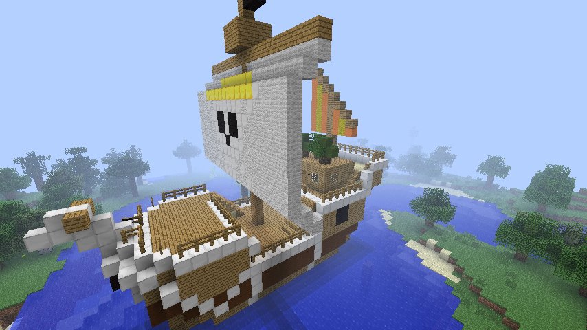 going merry minecraft by arbolagrill on deviantart