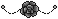 Pixel Rose Divider - Black