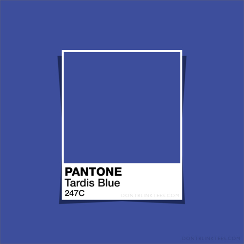 Tardis Blue Color Swatch by dontblinktees on DeviantArt