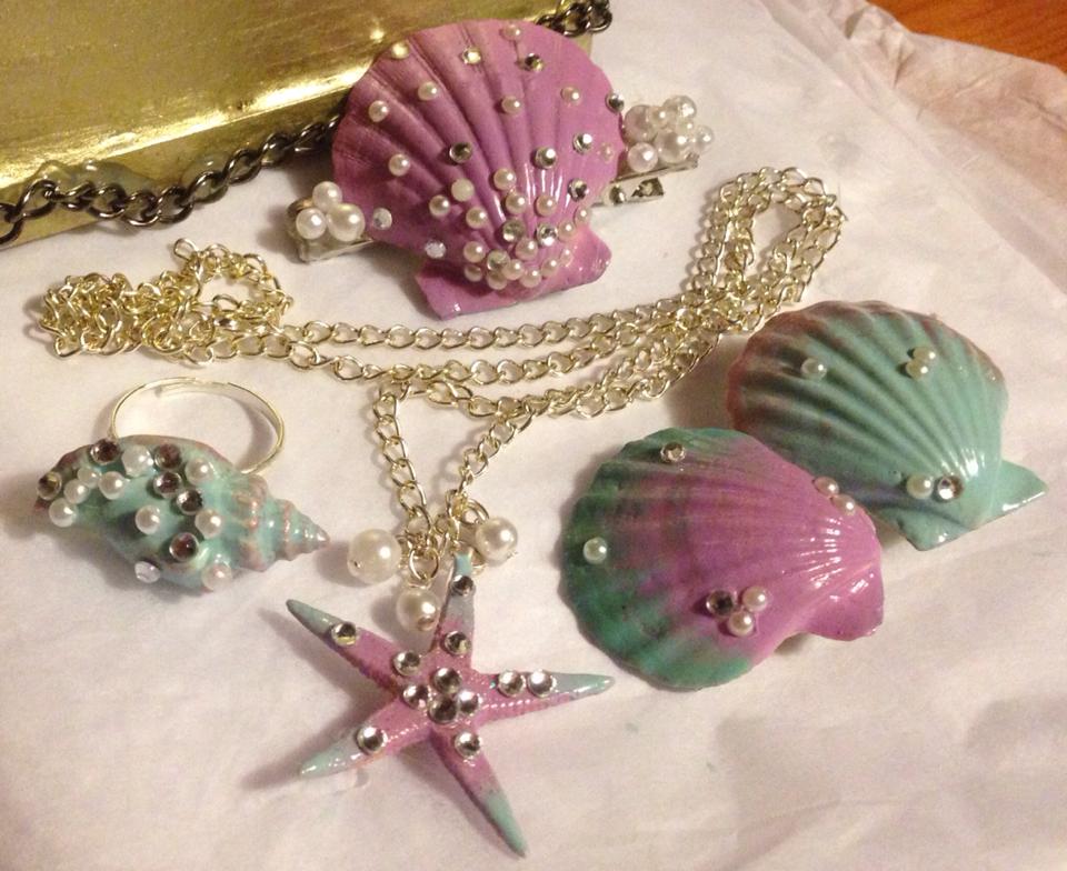 Mermaid Accessories - coming soon to Etsy by HummingbirdHeartbeat on