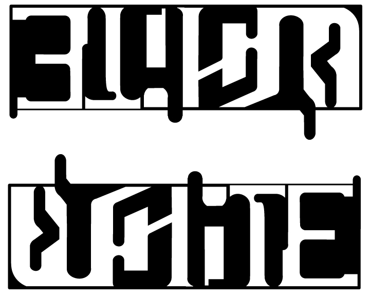 Blackwhite ambigram by chasejordan on DeviantArt