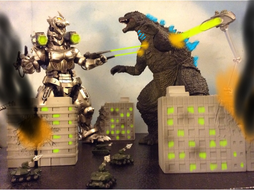 Godzilla vs mechagodzilla 3. by Kidkaiju2001 on DeviantArt