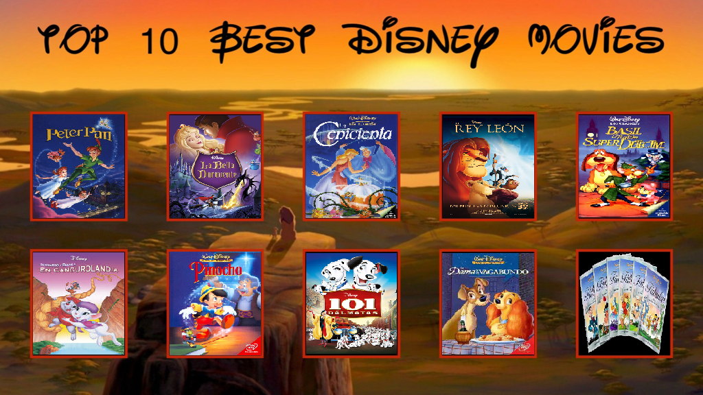 Top 10 Mejores Peliculas De Disney Segun Yo by nachidarcy